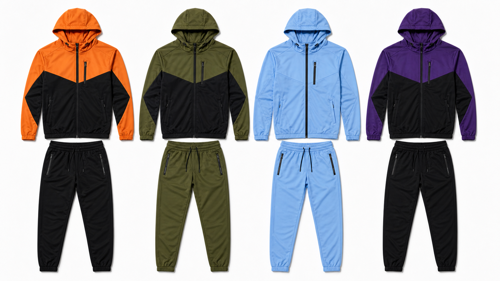 Teamwear and uniforms made from your sample, photo, or reference design.