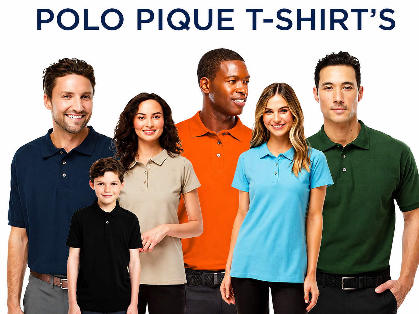 Polo shirt color range