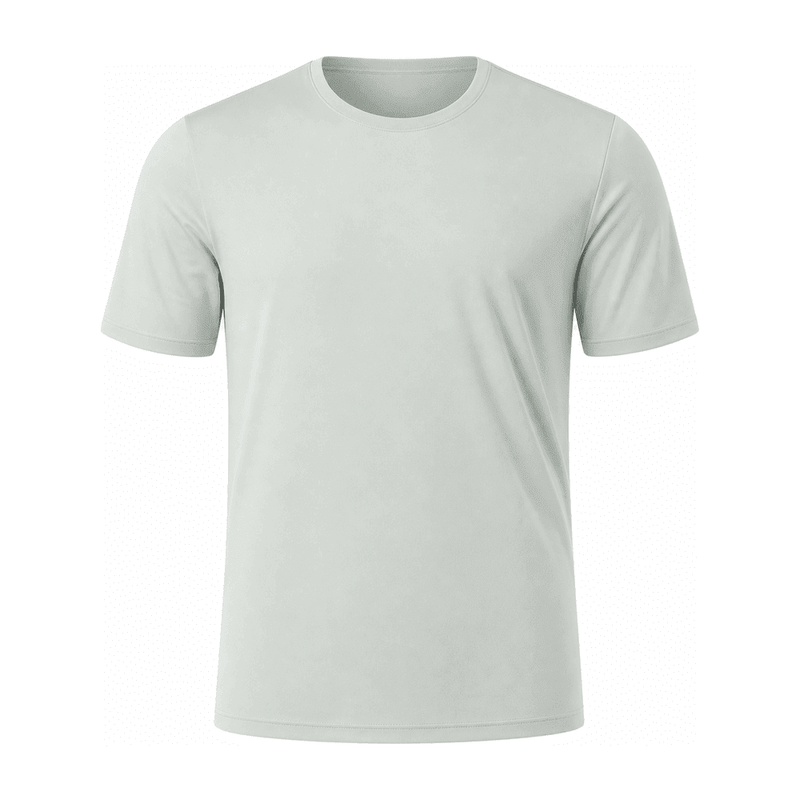 Ice Silk Shade Stretch Mesh Tee — Nylon 80% / Spandex 20%