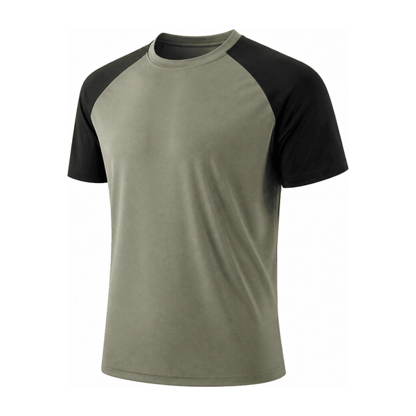 Ice Silk Stretch Grid Tee — Nylon 74% / Spandex 26%