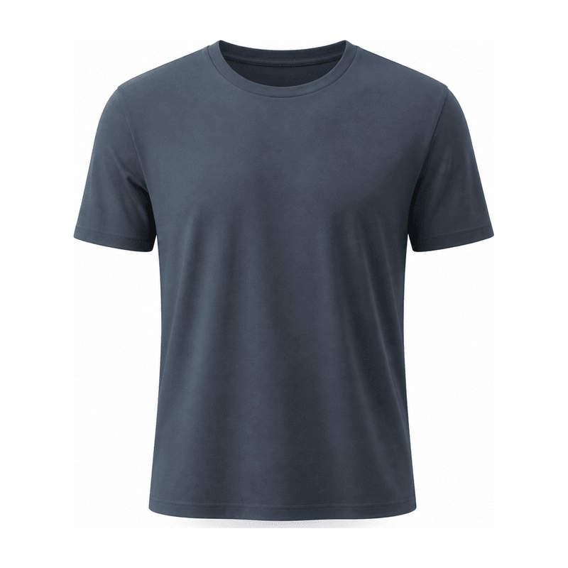 Ice Silk Fine Grid Tee — Nylon 75% / Spandex 25%