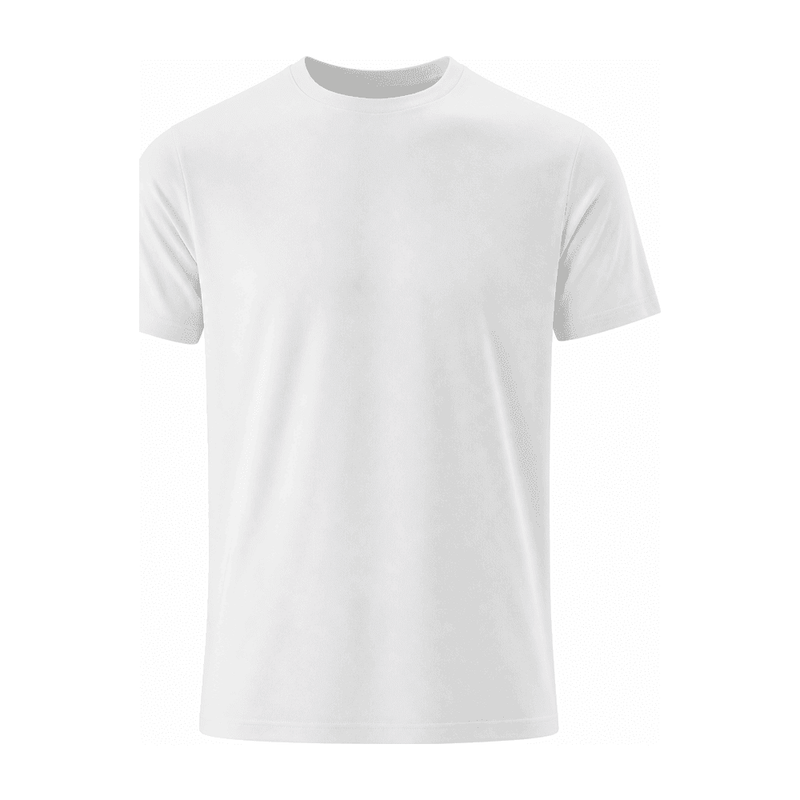Ice Silk Textured Knit Tee — Spandex 25% / Nylon 75%