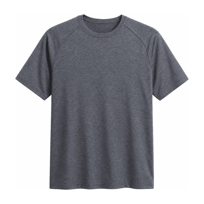 Colorblock Cationic Crew Tee — Polyester 90% / Spandex 10%