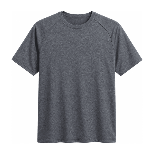 Colorblock Cationic Crew Tee — Polyester 90% / Spandex 10%