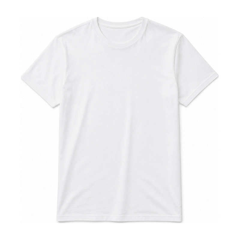 Sandy Cotton-Linen Crew Tee — Polyester 100%