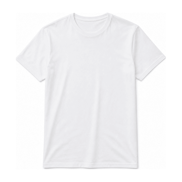 Sandy Cotton-Linen Crew Tee — Polyester 100%