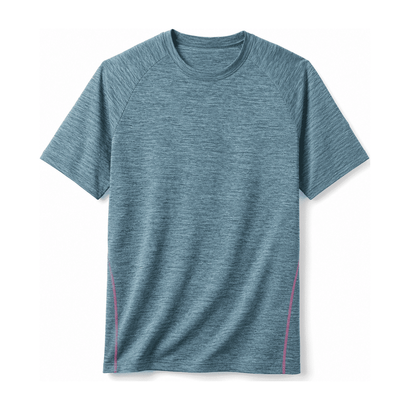 Durable Two-Tone Tee — Polyester 100%
