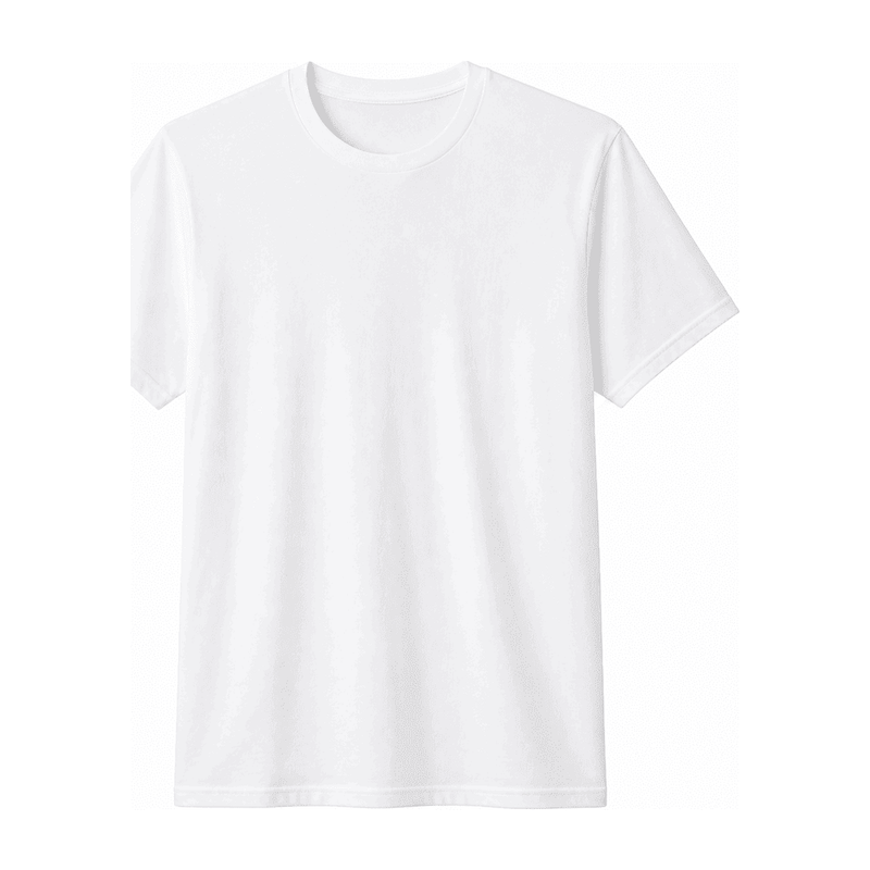 Cotton-Linen Feel Tee Light — Polyester 100%
