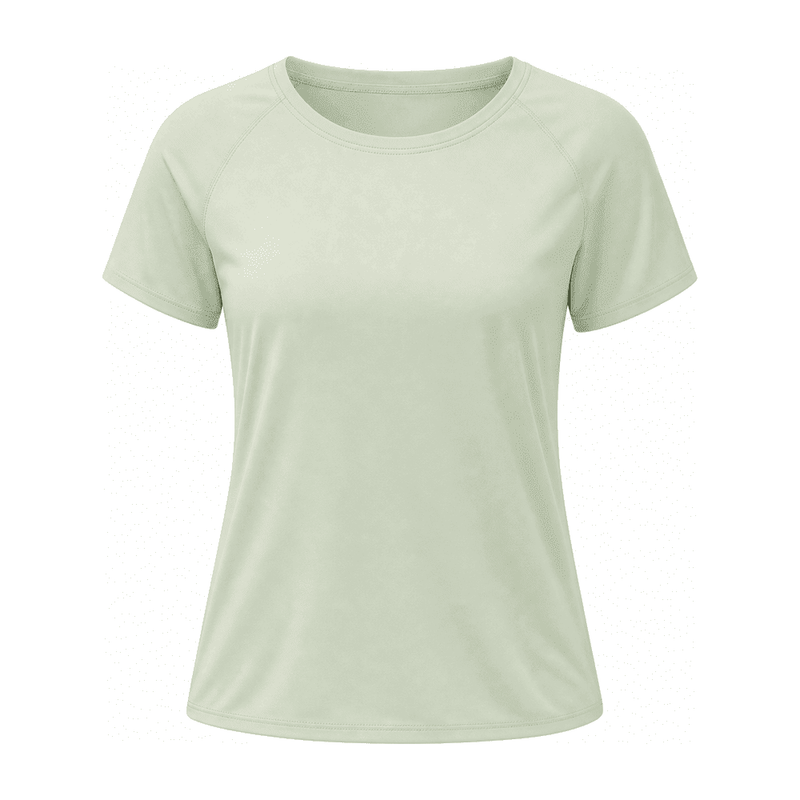 Cool Cloud Silk Cropped Tee — Polyester 86% / Spandex 14%