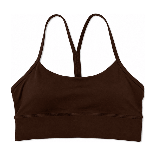 Y-Back / Wide Hem Sports Bra — Nylon 81% / Spandex 19%
