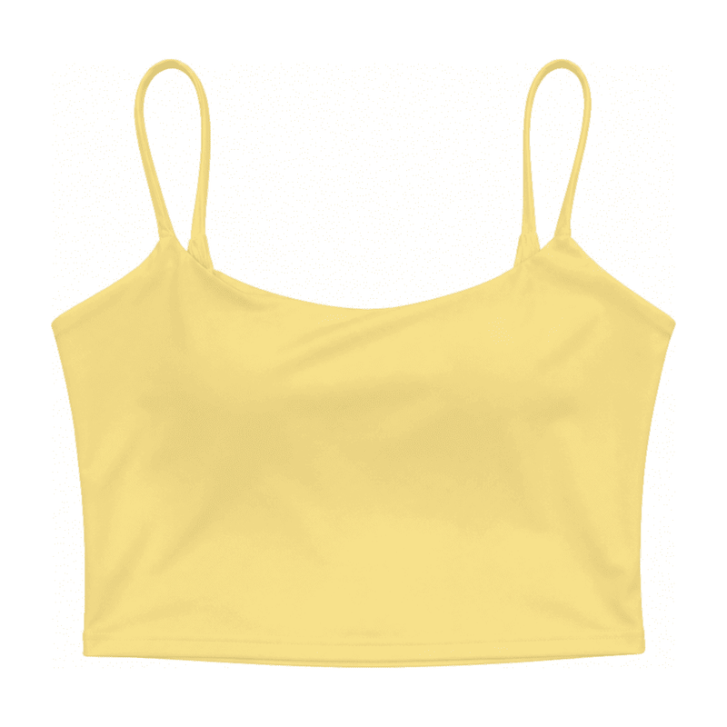 Wide U-Neck / Butterfly Back Sports Bra — Nylon 91% / Spandex 9%