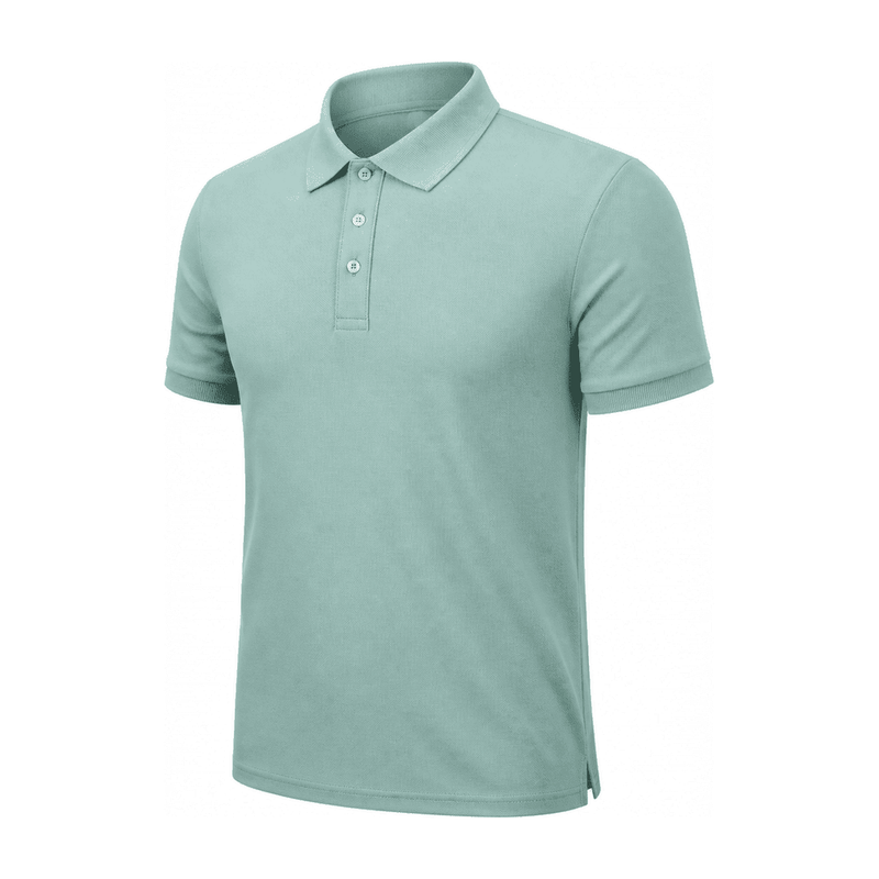 Double Piqué Polo — CVC Cotton