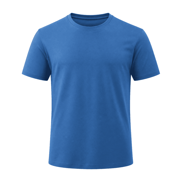 High-Stretch Melange Texture Tee — Polyester 100%