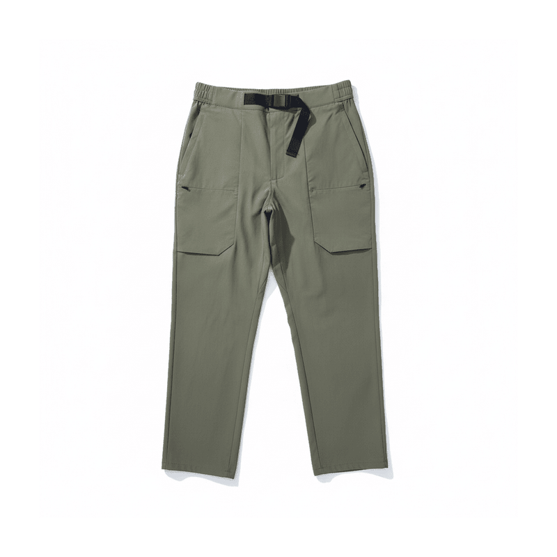 Belted Multi-Pocket Cargo Pants — 88% Nylon / 12% Spandex (2)