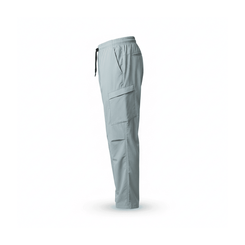 Drawstring Zip-Cargo Outdoor Pants — 88% Nylon / 12% Spandex (2)