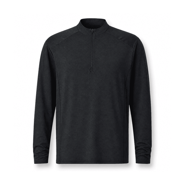 Men's Half-Zip Top — Polyester 93% / Spandex 7%