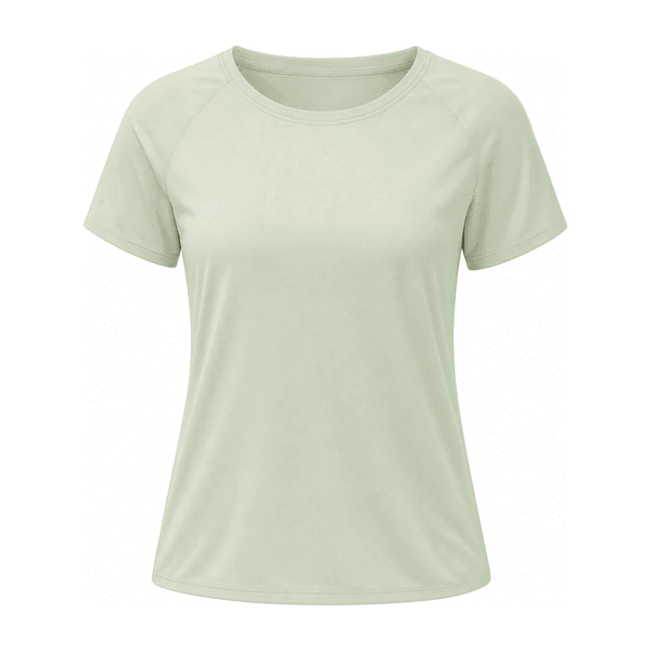Cool Cloud Silk Cropped Tee — Polyester 86% / Spandex 14%