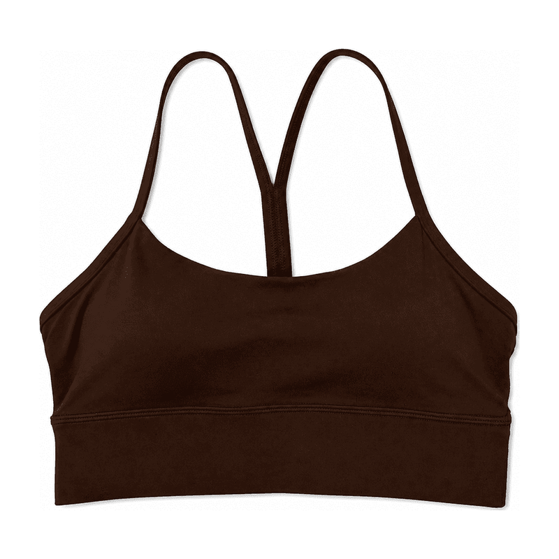 Y-Back / Wide Hem Sports Bra — Nylon 81% / Spandex 19%