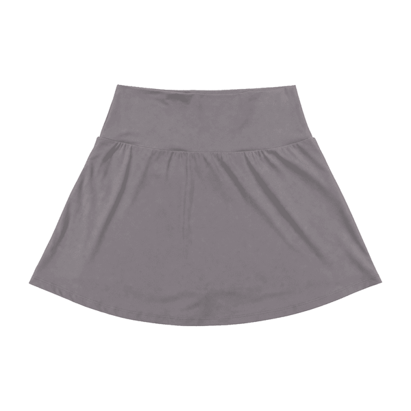 No Pocket Layered-Look Skirt — Nylon 81% / Spandex 19%
