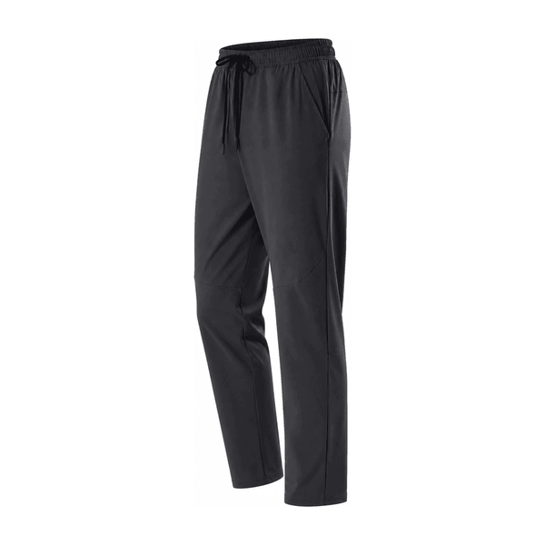 Paneled Training Pants with Back Zip Pocket — 78% Nylon / 22% Spandex