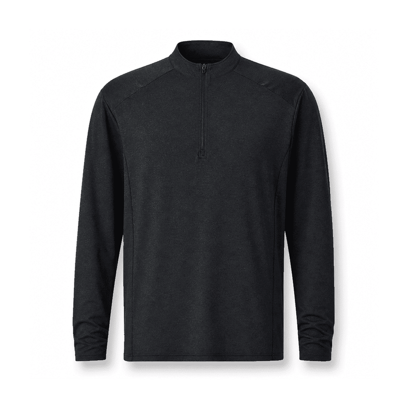 Men's Half-Zip Top — Polyester 93% / Spandex 7%
