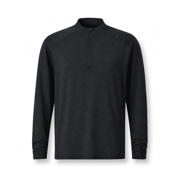 Men's Half-Zip Top — Polyester 93% / Spandex 7%