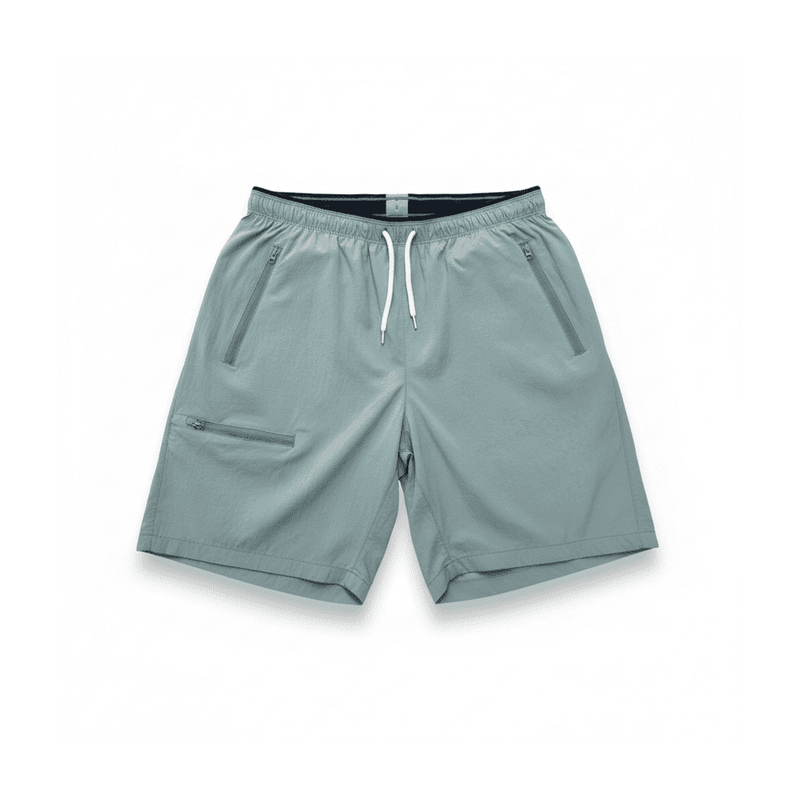 Multi-Zip Utility Outdoor Shorts — 88% Nylon / 12% Spandex
