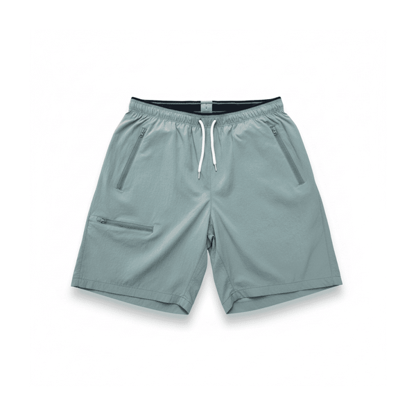 Multi-Zip Utility Outdoor Shorts — 88% Nylon / 12% Spandex