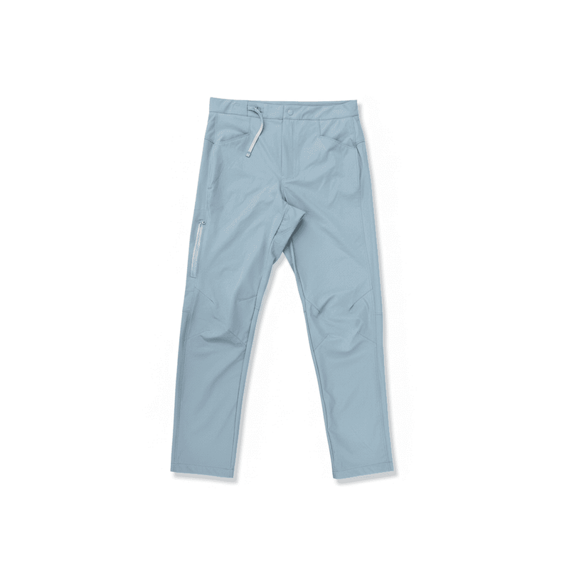 Zip-Thigh-Pocket Trekking Pants — 90% Nylon / 10% Spandex