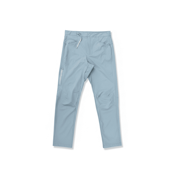 Zip-Thigh-Pocket Trekking Pants — 90% Nylon / 10% Spandex